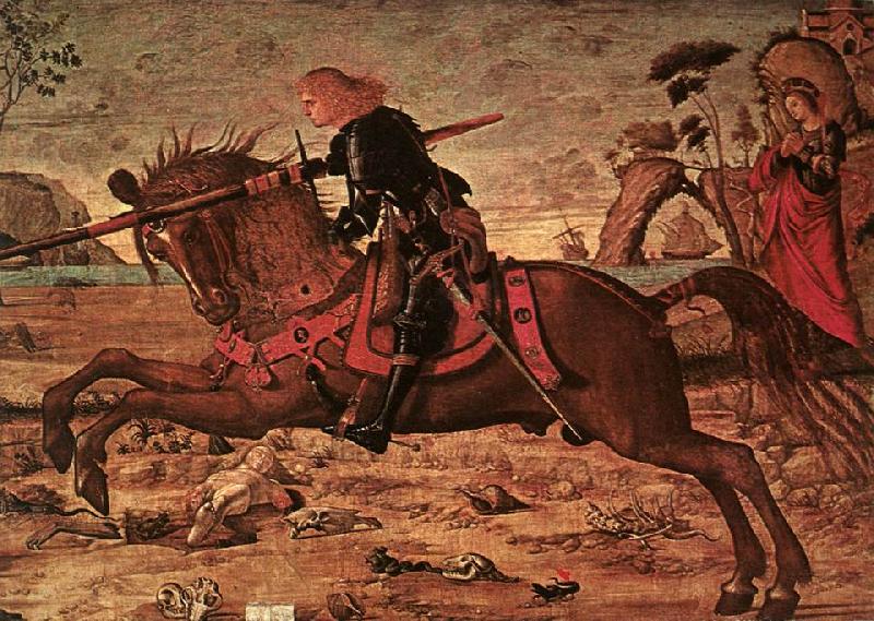 CARPACCIO, Vittore St George and the Dragon (detail) sdgf China oil painting art